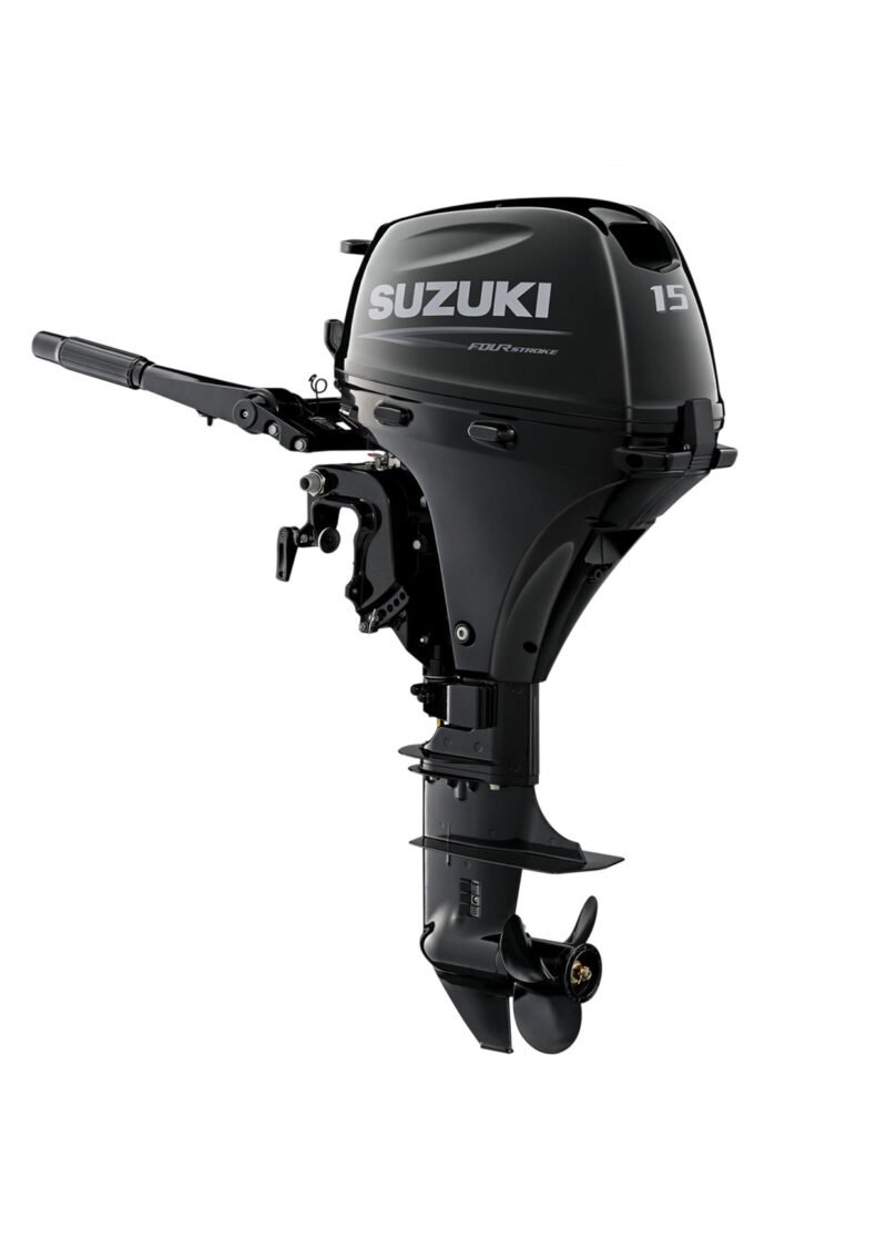 Suzuki 15 HP DF15AS5 Outboard Motor - Image 1